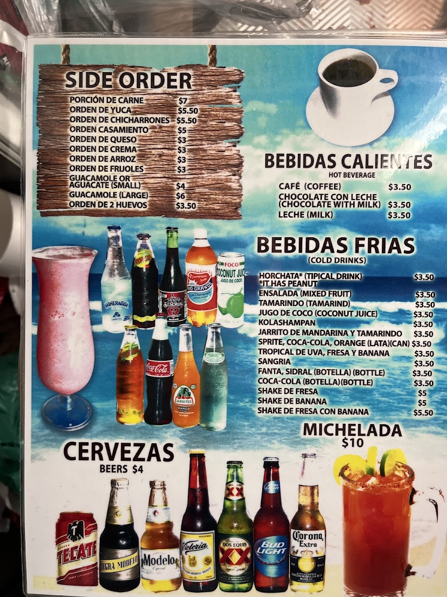 La Libertad Restaurant Menu - Image 1